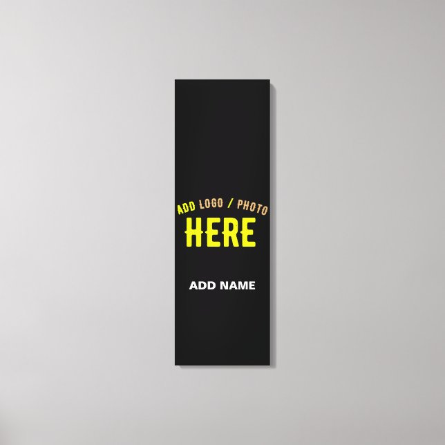 SNYGGT MODERN ANPASSADE BLACK KONTROLLERAD BRANDAD CANVASTRYCK (Framsida)