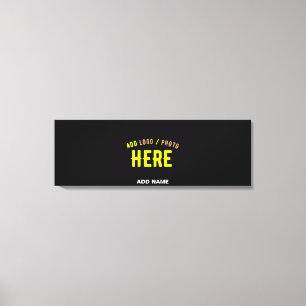 SNYGGT MODERN ANPASSADE BLACK KONTROLLERAD BRANDAD CANVASTRYCK