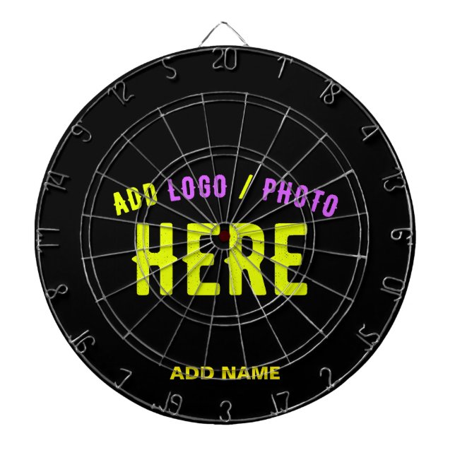 SNYGGT MODERN ANPASSADE BLACK KONTROLLERAD BRANDAD DARTTAVLA (Framsidan)