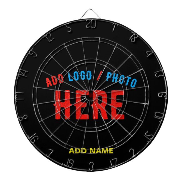 SNYGGT MODERN ANPASSADE BLACK KONTROLLERAD BRANDAD DARTTAVLA (Framsidan)