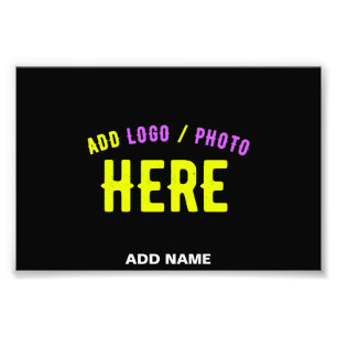 SNYGGT MODERN ANPASSADE BLACK KONTROLLERAD BRANDAD FOTOTRYCK