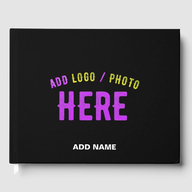 SNYGGT MODERN ANPASSADE BLACK KONTROLLERAD BRANDAD GÄSTBÖCKER (Framsida)