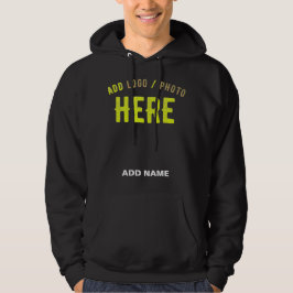 SNYGGT MODERN ANPASSADE BLACK KONTROLLERAD BRANDAD HOODIE