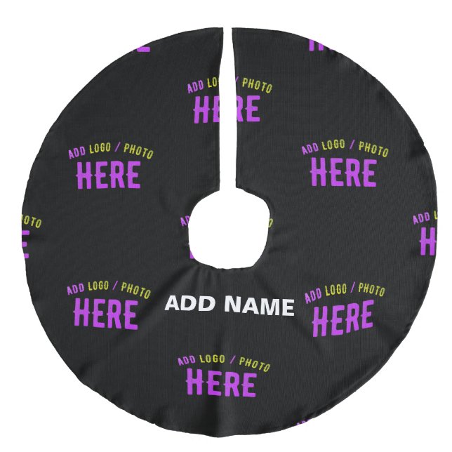 SNYGGT MODERN ANPASSADE BLACK KONTROLLERAD BRANDAD JULGRANSMATTA FUSKLINNE (Framsidan)