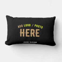 SNYGGT MODERN ANPASSADE BLACK KONTROLLERAD BRANDAD LUMBARKUDDE