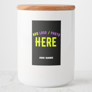 SNYGGT MODERN ANPASSADE BLACK KONTROLLERAD BRANDAD MAT ETIKETT