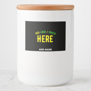 SNYGGT MODERN ANPASSADE BLACK KONTROLLERAD BRANDAD MAT ETIKETTER