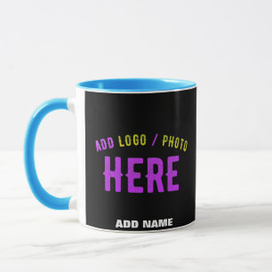 SNYGGT MODERN ANPASSADE BLACK KONTROLLERAD BRANDAD MUGG