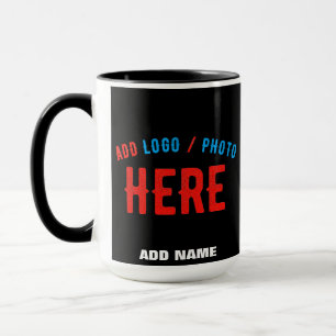 SNYGGT MODERN ANPASSADE BLACK KONTROLLERAD BRANDAD MUGG