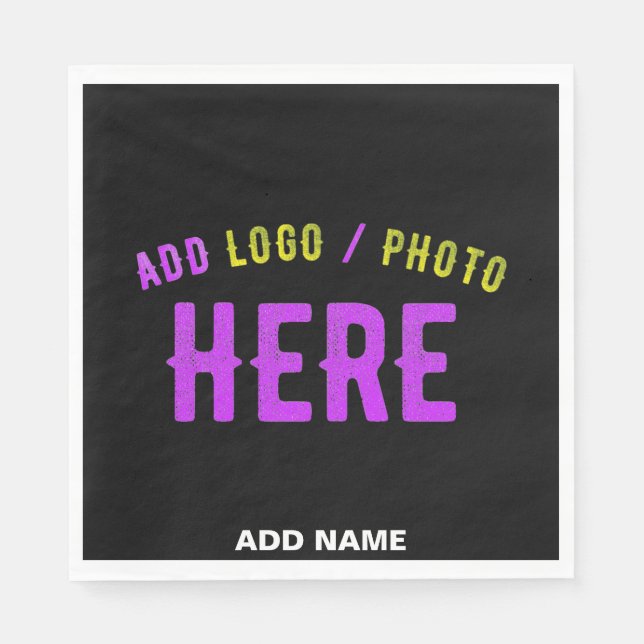 SNYGGT MODERN ANPASSADE BLACK KONTROLLERAD BRANDAD PAPPERSSERVETT (Framsidan)