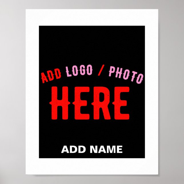 SNYGGT MODERN ANPASSADE BLACK KONTROLLERAD BRANDAD POSTER (Framsidan)