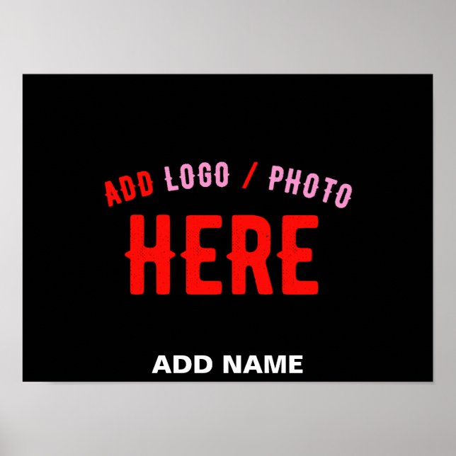 SNYGGT MODERN ANPASSADE BLACK KONTROLLERAD BRANDAD POSTER (Framsidan)