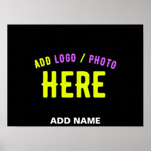 SNYGGT MODERN ANPASSADE BLACK KONTROLLERAD BRANDAD POSTER