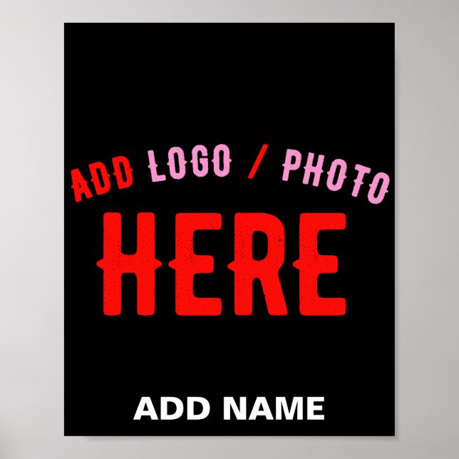 SNYGGT MODERN ANPASSADE BLACK KONTROLLERAD BRANDAD POSTER (Framsidan)