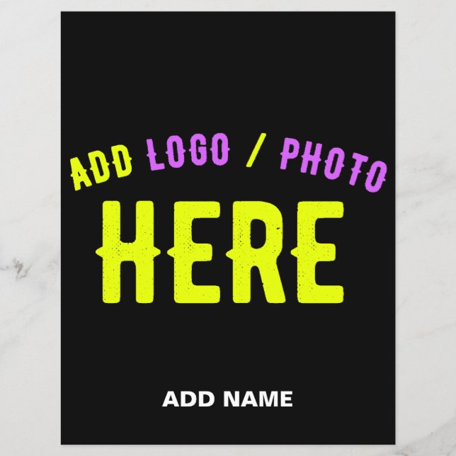 SNYGGT MODERN ANPASSADE BLACK KONTROLLERAD BRANDAD REKLAMBLAD (Framsidan)