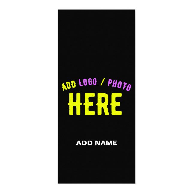 SNYGGT MODERN ANPASSADE BLACK KONTROLLERAD BRANDAD REKLAMKORT (Framsidan)