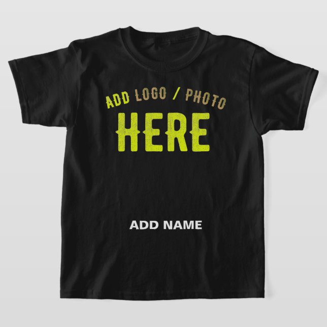 SNYGGT MODERN ANPASSADE BLACK KONTROLLERAD BRANDAD T SHIRT (Laydown)