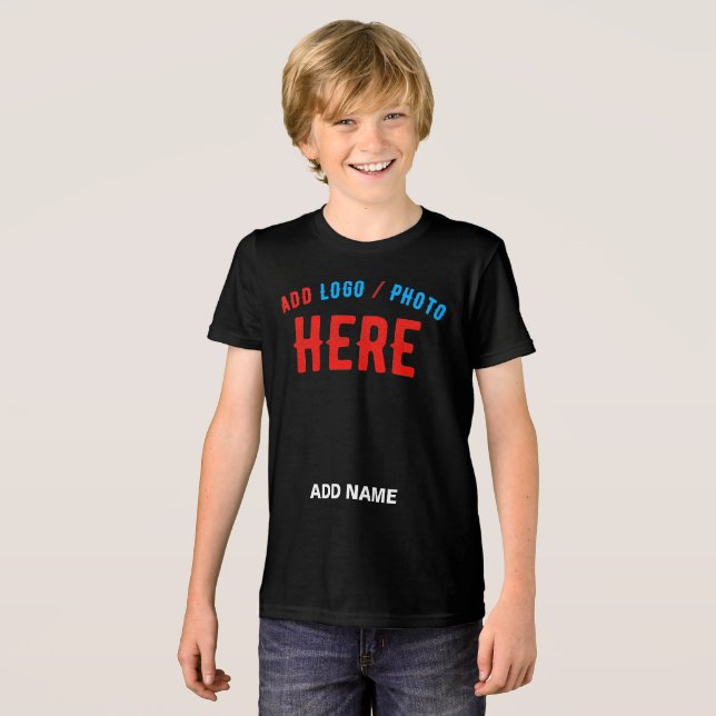 SNYGGT MODERN ANPASSADE BLACK KONTROLLERAD BRANDAD T SHIRT (Framsida Full)