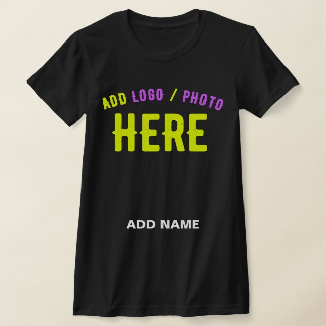 SNYGGT MODERN ANPASSADE BLACK KONTROLLERAD BRANDAD T SHIRT (Laydown)