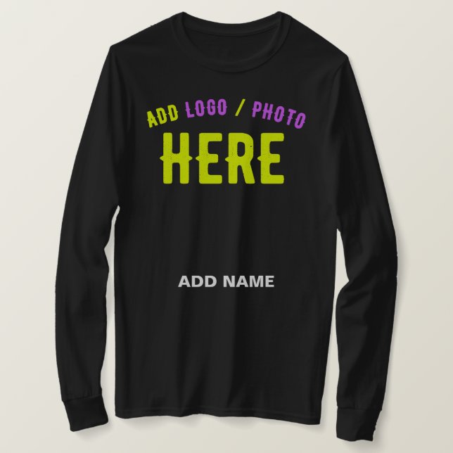 SNYGGT MODERN ANPASSADE BLACK KONTROLLERAD BRANDAD T SHIRT (Design framsida)