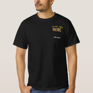 SNYGGT MODERN ANPASSADE BLACK KONTROLLERAD BRANDAD T SHIRT