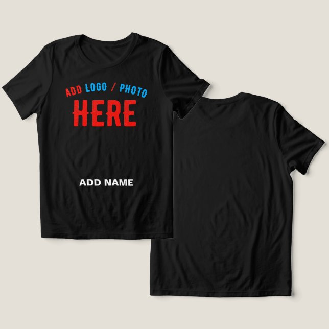 SNYGGT MODERN ANPASSADE BLACK KONTROLLERAD BRANDAD T SHIRT (Design fram och bak)