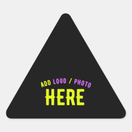 SNYGGT MODERN ANPASSADE BLACK KONTROLLERAD BRANDAD TRIANGELFORMAT KLISTERMÄRKE
