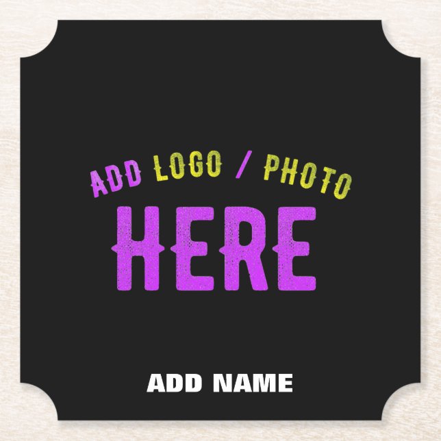 SNYGGT MODERN ANPASSADE BLACK KONTROLLERAD BRANDAD UNDERLÄGG PAPPER (Framsida)