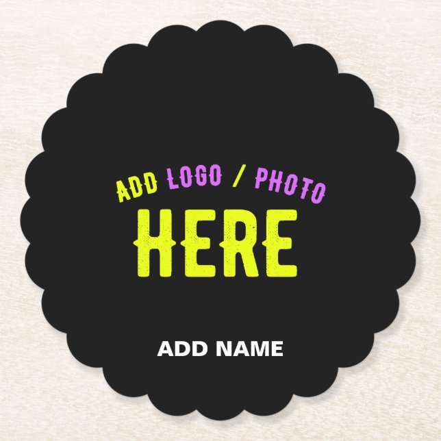 SNYGGT MODERN ANPASSADE BLACK KONTROLLERAD BRANDAD UNDERLÄGG PAPPER (Framsida)