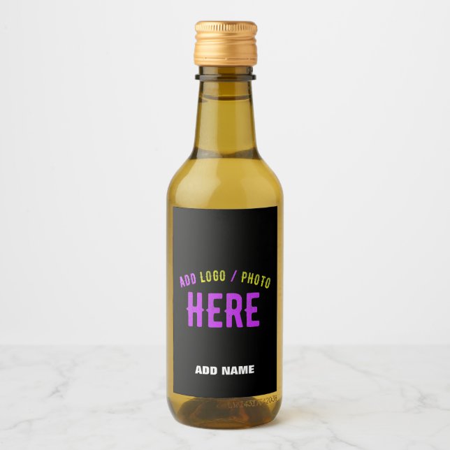 SNYGGT MODERN ANPASSADE BLACK KONTROLLERAD BRANDAD VINETIKETT (Framsida)