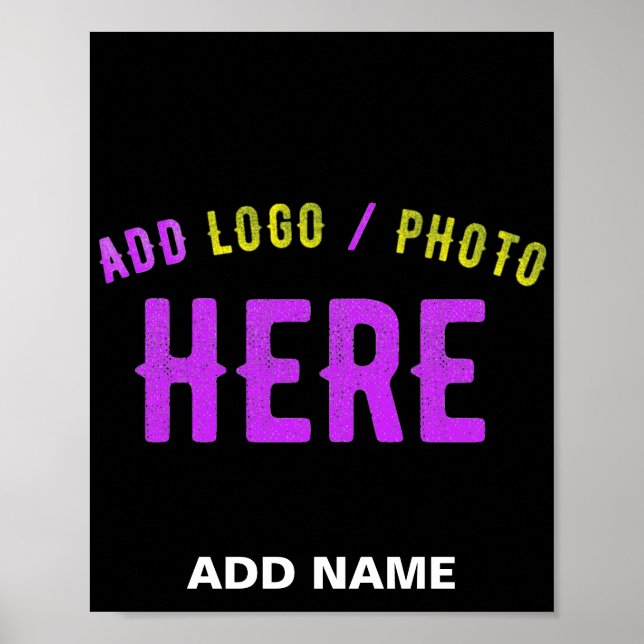 SNYGGT MODERN ANPASSADE BLACK VERIFIERAT BRAND POSTER (Framsidan)