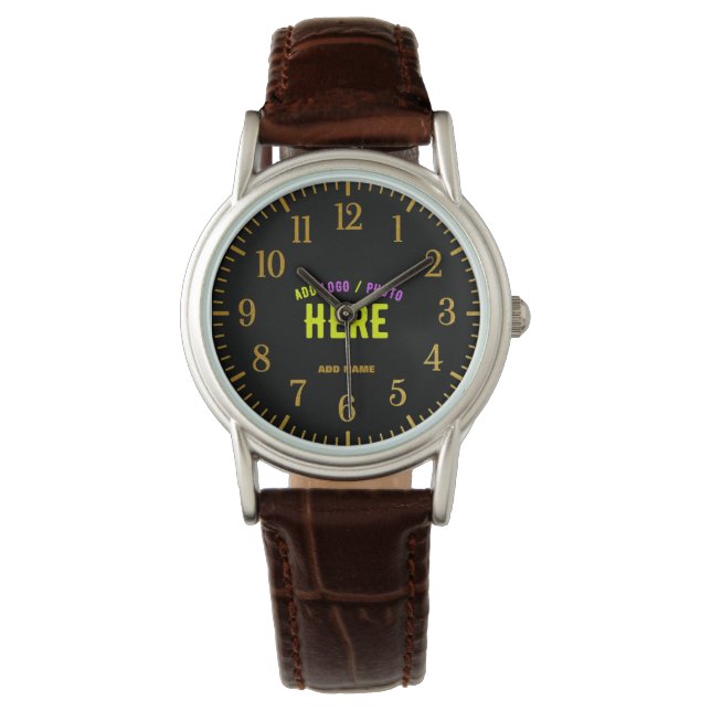SNYGGT MODERN ANPASSADE BROWN VERIFIED BRANED ARMBANDSUR (Framsida)