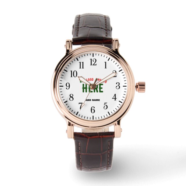 SNYGGT MODERN ANPASSADE BROWN VERIFIED BRANED ARMBANDSUR (Framsida)