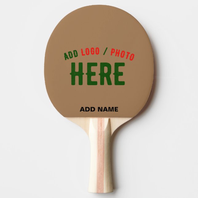 SNYGGT MODERN ANPASSADE BROWN VERIFIED BRANED PINGISRACKET (Framsidan)