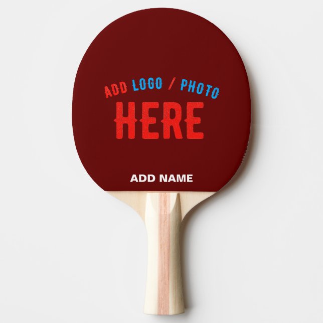 SNYGGT MODERN ANPASSADE OXBLOOD VERIFIED BRAND PINGISRACKET (Framsidan)