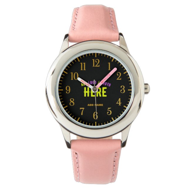 SNYGGT MODERN ANPASSADE ROSA KONTROLLERAD BRANDADE ARMBANDSUR (Framsida)