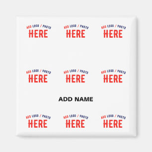 SNYGGT MODERN ANPASSADE WHITE VERIFIED BRAND MAGNET