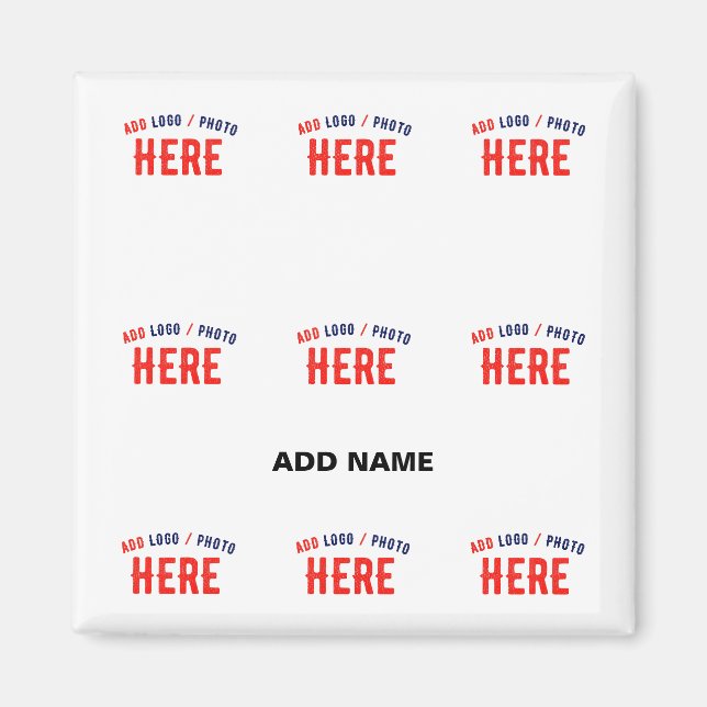 SNYGGT MODERN ANPASSADE WHITE VERIFIED BRAND MAGNET (Framsidan)