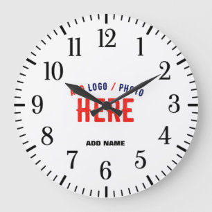 SNYGGT MODERN ANPASSADE WHITE VERIFIED BRAND STOR KLOCKA