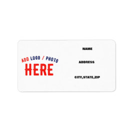 SNYGGT MODERN ANPASSADE WHITE VERIFIED BRANED ADRESSETIKETT