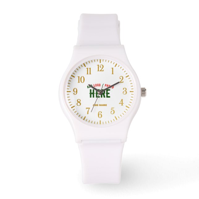SNYGGT MODERN ANPASSADE WHITE VERIFIED BRANED ARMBANDSUR (Framsida)