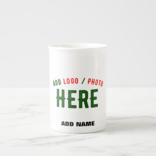 SNYGGT MODERN ANPASSADE WHITE VERIFIED BRANED BENPORSLIN MUGG