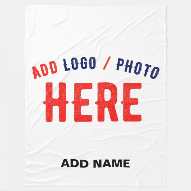 SNYGGT MODERN ANPASSADE WHITE VERIFIED BRANED FLEECEFILT (Framsidan)