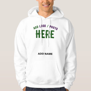 SNYGGT MODERN ANPASSADE WHITE VERIFIED BRANED HOODIE