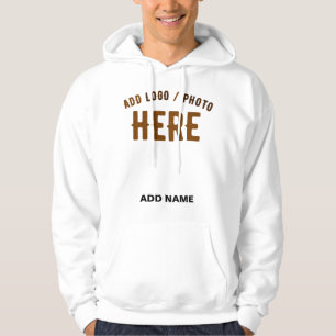 SNYGGT MODERN ANPASSADE WHITE VERIFIED BRANED HOODIE