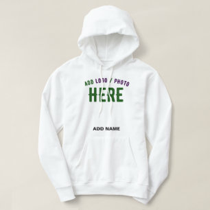 SNYGGT MODERN ANPASSADE WHITE VERIFIED BRANED HOODIE