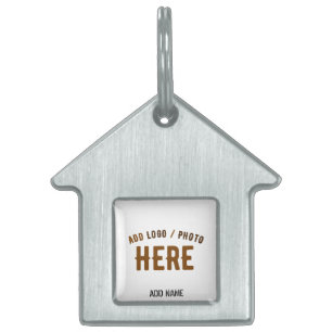 SNYGGT MODERN ANPASSADE WHITE VERIFIED BRANED ID-bricka HUSDJUR