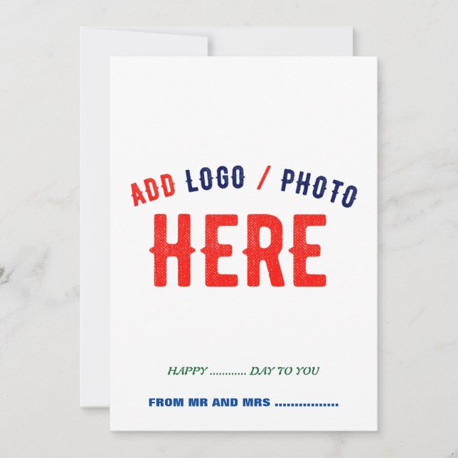 SNYGGT MODERN ANPASSADE WHITE VERIFIED BRANED JULKORT (Framsida)