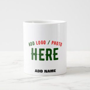 SNYGGT MODERN ANPASSADE WHITE VERIFIED BRANED JUMBO MUGG