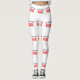 SNYGGT MODERN ANPASSADE WHITE VERIFIED BRANED LEGGINGS